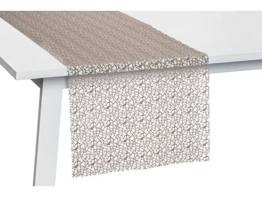 [90325172 1638500] Pichler Tischläufer Network 45 cm x 1.4 m, Beige