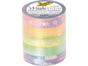 Folia Washi Tape Hotfoil Rainbow 5 Stück