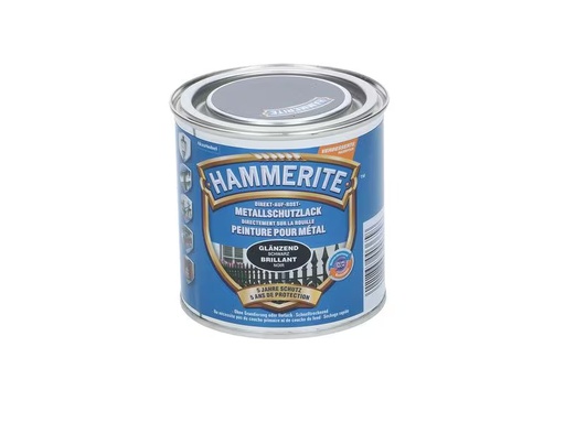 [90325558 1493055] Hammerite Metall-Schutzlack HG Schwarz, 250 ml