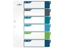 DURABLE Register A4+, 1-6, 5-farbig