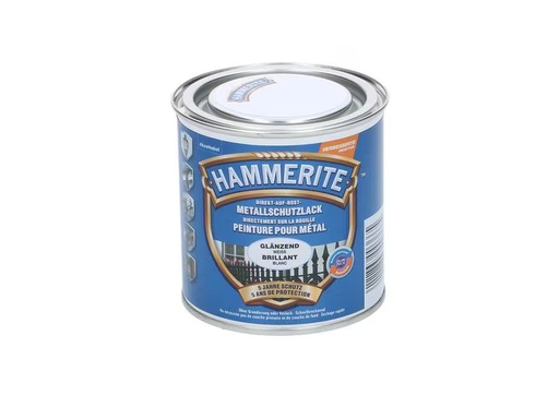 [90325631 1493052] Hammerite Metall-Schutzlack HG Weiss, 250 ml