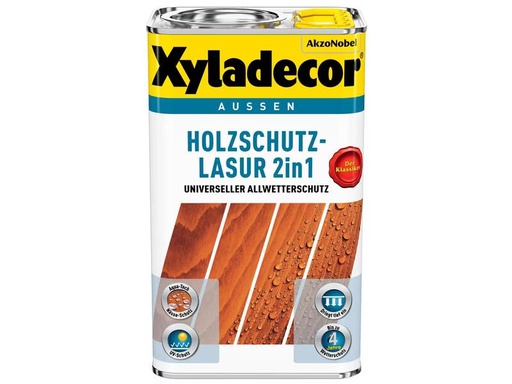 [90325664 1493110] Xyladecor Holzschutzlasur Teak, 2.5 L
