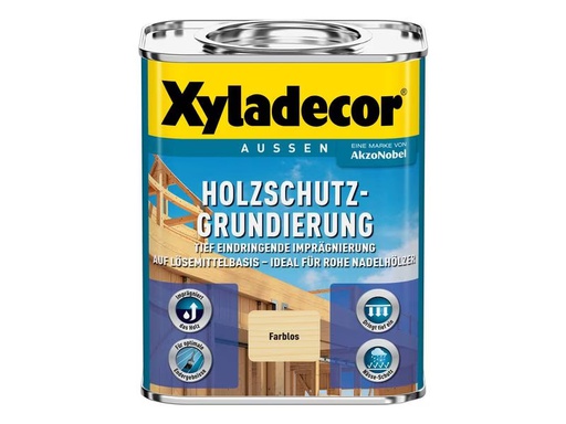 [90325691 1493095] Xyladecor Holzschutz-Grundierung, Lösemittelbasis, 750 ml