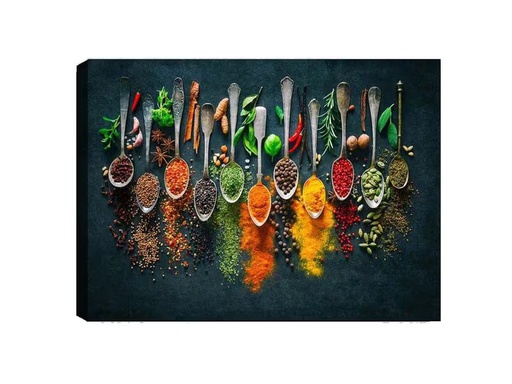 [90325750 1642134] Wallxpert Bild Gewürze 50 x 70 cm
