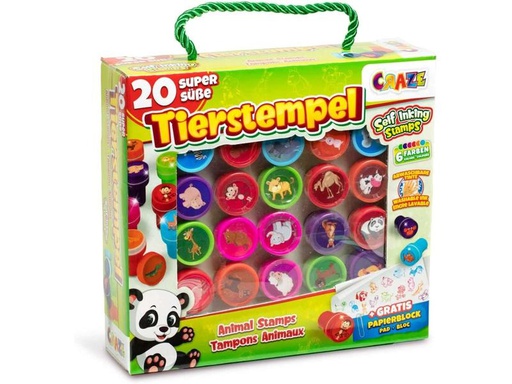 [90325804 1644594] Craze Tierstempel 20 Stück