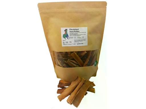 [90326146 1649148] essendia Kausnack Pferdehautdent, 300 g