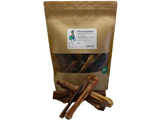 [90326147 1649152] essendia Kausnack Pferdekopfhaut, 300 g