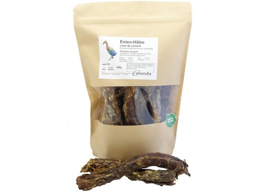 [90326181 1649123] essendia Kausnack Entenhälse, 400 g