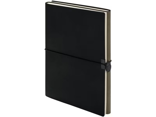 [90326345 1649204] Kolma Notizbuch Smooth 2 in 1, A5, dotted/blanko, Schwarz/Olive
