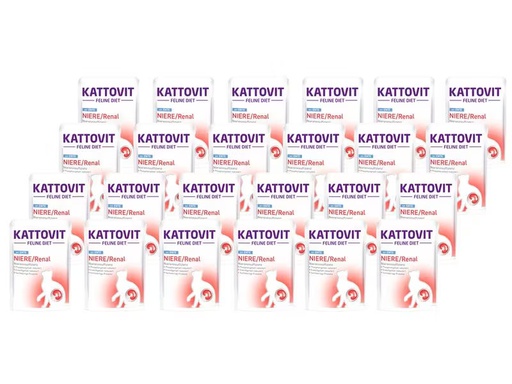 [90326444 1604879] Kattovit Nassfutter Niere/Renal Ente, 24 x 85 g