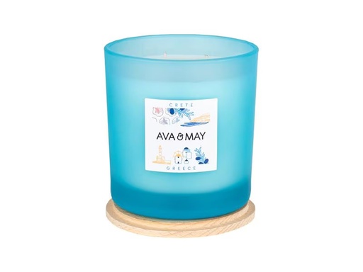[90326553 1649755] AVA &amp; MAY Duftkerze Crete 500g