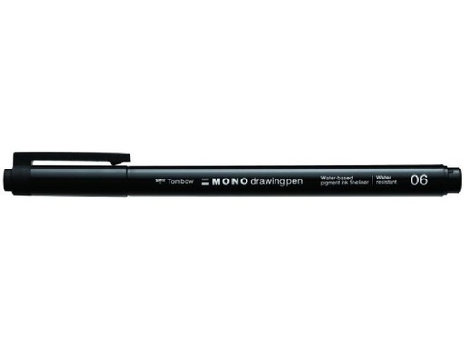 [90326701 1632696] Tombow Filzstift MONO drawing pen 0.5 mm, Schwarz