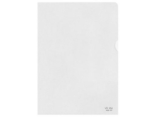 [90326739 1652943] VON Sichthülle A4, genarbt, 100 Stück, Transparent