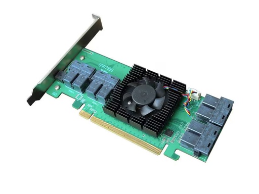 [90326761 1651621] Highpoint Host Bus Adapter Rocket 1180 PCI-Ex16v3 - 8x SFF-8643