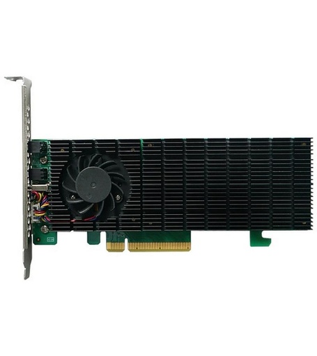 [90326770 1645574] Highpoint RAID-Controller SSD6202A PCI-Ex8v3 - 2x M.2 NVMe, bootfähig