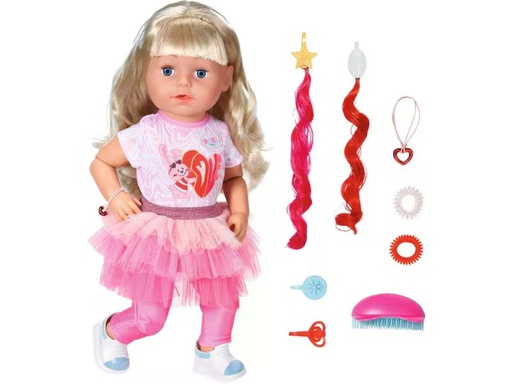 [90326848 1652198] Baby Born Puppe Sister Play &amp; Style 43 cm blond