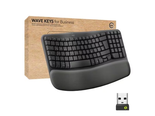 [90326910 1651858] Logitech Tastatur Wave Keys for Business