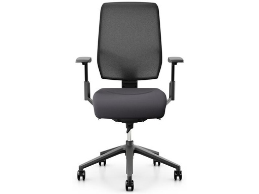 [90327174 1635548] Giroflex Bürostuhl 68 mit Netzrücken und Armlehnen, Charcoal