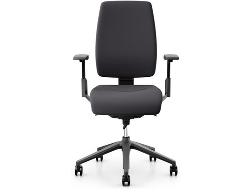 [90327211 1635544] Giroflex Bürostuhl 68 mit Polsterrücken und Armlehnen, Charcoal