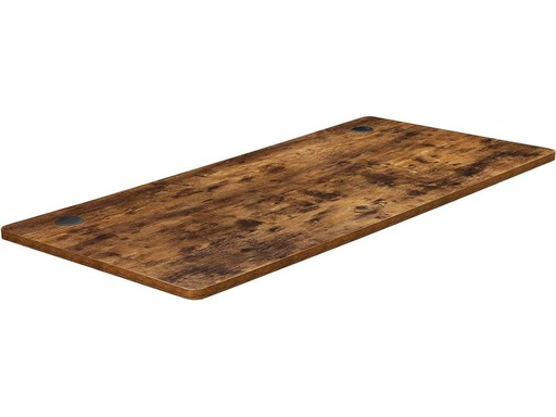 [90327212 1633789] Songmics Tischplatte 140 x 70 x 1.8 cm, Vintagebraun