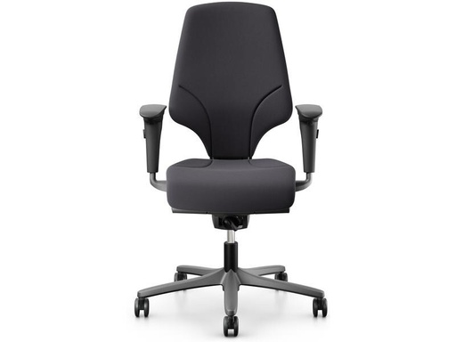 [90327220 1635540] Giroflex Bürostuhl 64 mit Polsterrücken und Armlehnen, Charcoal