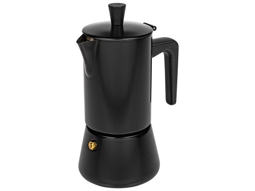 [90327277 1584677] FURBER Espressokocher Chicchi 4 Tassen, Schwarz