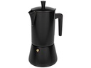 FURBER Espressokocher Chicchi 10 Tassen, Schwarz
