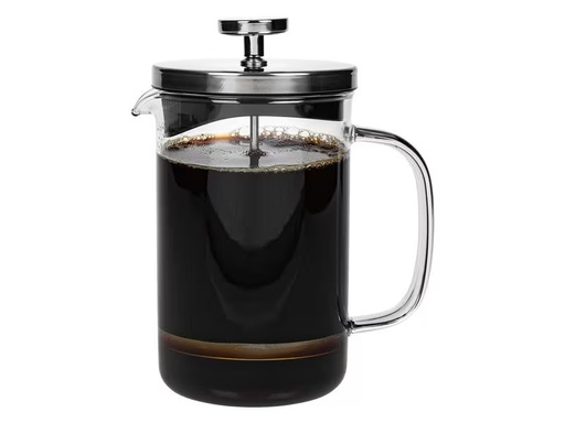 [90327297 1584666] FURBER Kaffeebereiter 0.8 l, Schwarz/Transparent