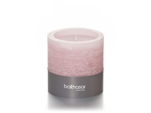 [90327321 936099] balthasar Kerze Rustico 10 cm x 10 cm, Altrosa