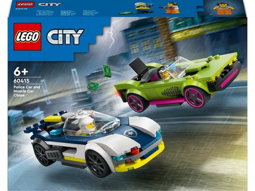 [90327473 1638720] LEGO® City Verfolgungsjagd mit Polizeiauto und Muscle Car 60415