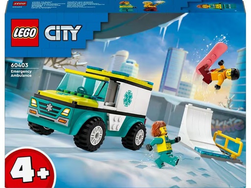 [90327502 1638710] LEGO® City Rettungswagen und Snowboarder 60403