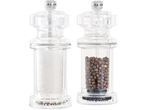 [90327587 1656695] Cole&amp;Mason Salz- und Pfeffermühle 605 14.4 cm, Transparent