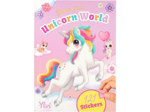 [90327612 1627652] Depesche Stickerbuch Ylvi Unicorn World 20 Seiten