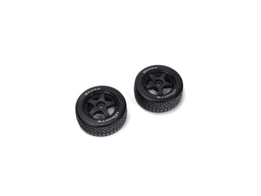 [90327698 1659746] Arrma Kompletträder DBoots Hoons 35/085 2.4 Silver belted 2 Stück