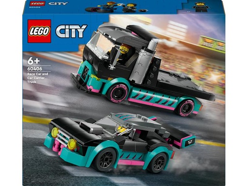 [90327759 1638714] LEGO® City Autotransporter mit Rennwagen 60406