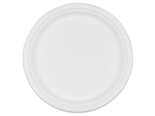 [90327928 1604838] FURBER Einwegteller Ø 26 cm, 50 Stück, Weiss