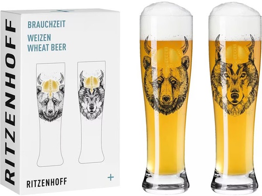 [90327991 1658156] Ritzenhoff Bierglas Brauchzeit No.15 und 16 646 ml, 1 Stück
