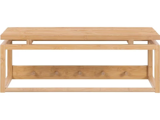 [90328006 1654951] AC Design Garderobenleiste Bali 80 x 30 x 29 cm, Nature