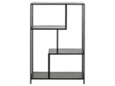 AC Design Regal Seaford 77 x 35 x 114 cm, Schwarz