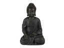 relaxdays Dekofigur Buddha Anthrazit