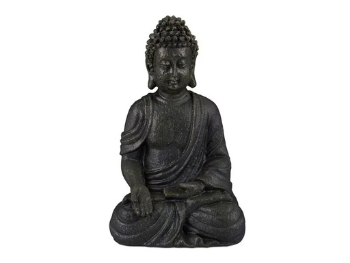 [90328051 1656999] relaxdays Dekofigur Buddha Anthrazit
