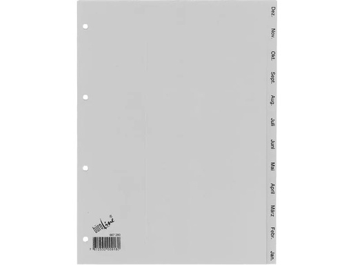 [90005273 1161691] Büroline Register A4, PP Dez-Jan