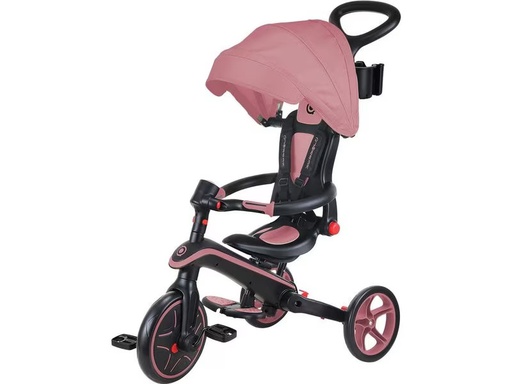 [90328260 1662787] GLOBBER Trike Explorer Foldable 4 in 1, Pastellrosa