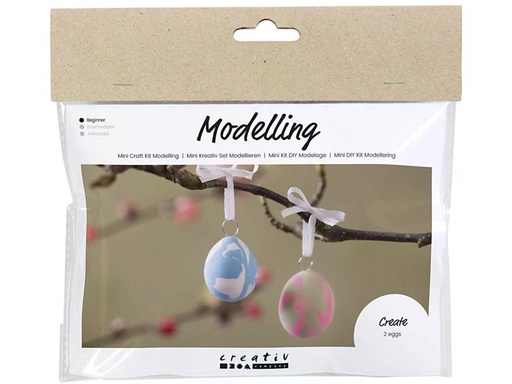 [90328298 1644349] Creativ Company Bastelset Marmorierte Eier Mehrfarbig