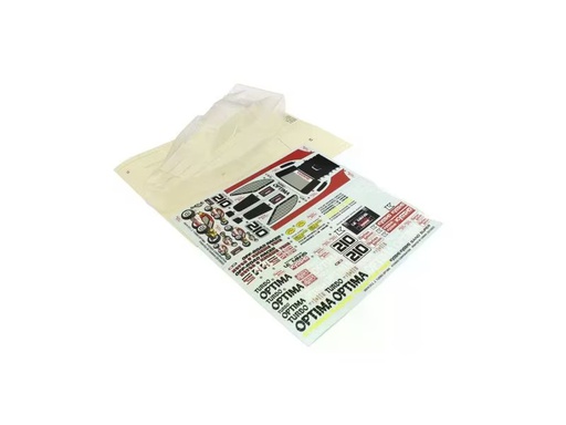 [90328332 1663123] Kyosho Karosserie Turbo Optima Buggy unlackiert, 1:10