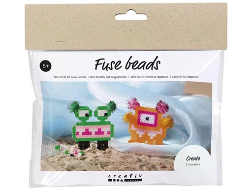 [90328418 1644325] Creativ Company Bügelperlen-Set Monster-Collage Mehrfarbig