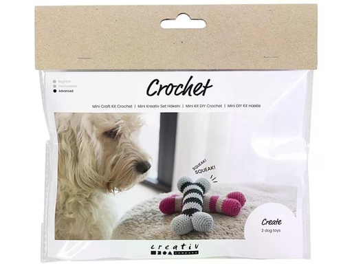 [90328423 1644321] Creativ Company Bastelset Häkeln Hundeknochen