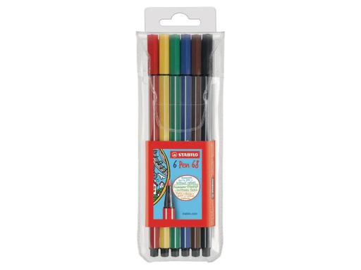 [90052992 228764] STABILO Pen68 6 Stück