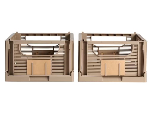 [90328587 1659842] Schou Faltbox Deluxe L 2 Stück, Braun