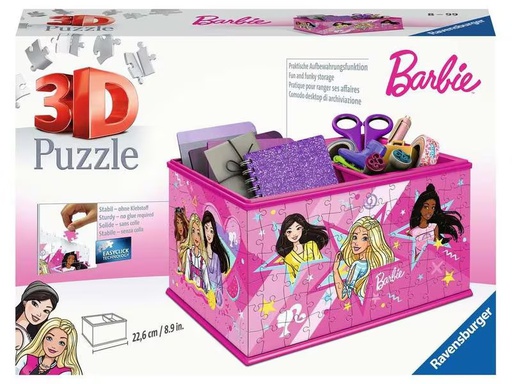 [90328591 1653393] Ravensburger 3D Puzzle Puzzle Box Barbie